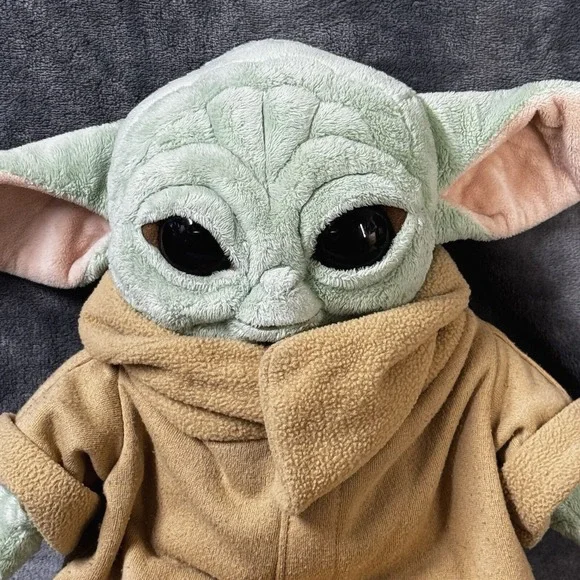 Star Wars Build-A-Bear Grogu Baby Yoda The Child Mandalorian Stuffed Plush - Picture 2 of 12